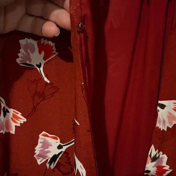 Rebecca Taylor Dress Paintbrush Floral Silk Blend Lined, Size 4 - Picture 15 of 16